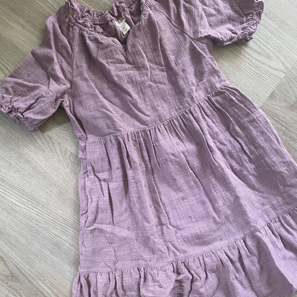 Girls Cat & Jack Lavender Ruffled Sundress in size 6